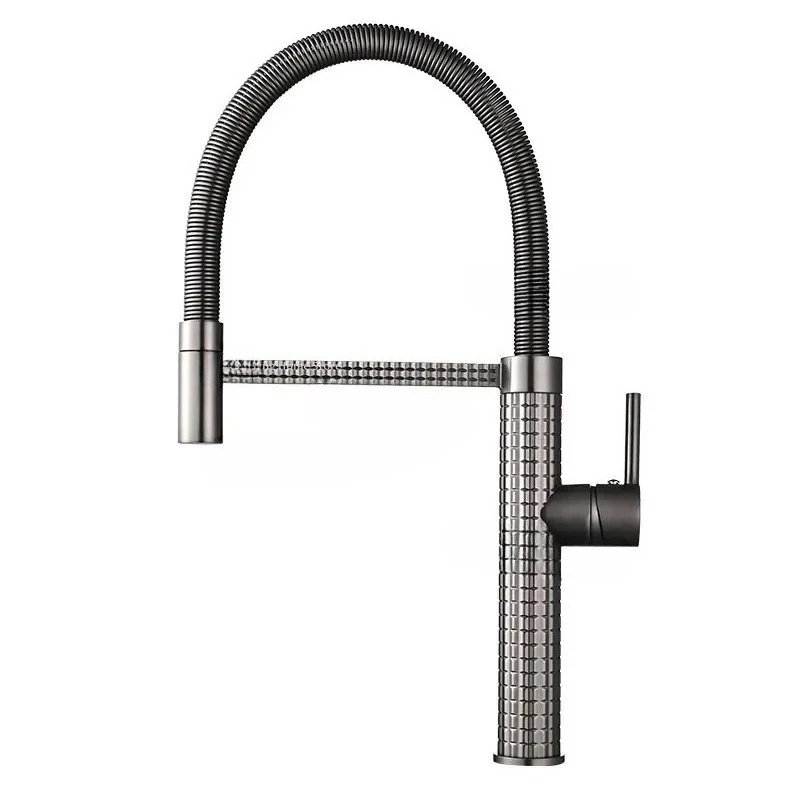 Grifos de lavabo exquisitamente tallados, grifos de lavabo giratorios extraíbles para cocina, grifos de lavabo de un solo mango, grifos telescópicos para mejoras del hogar, Robinet YSSLT