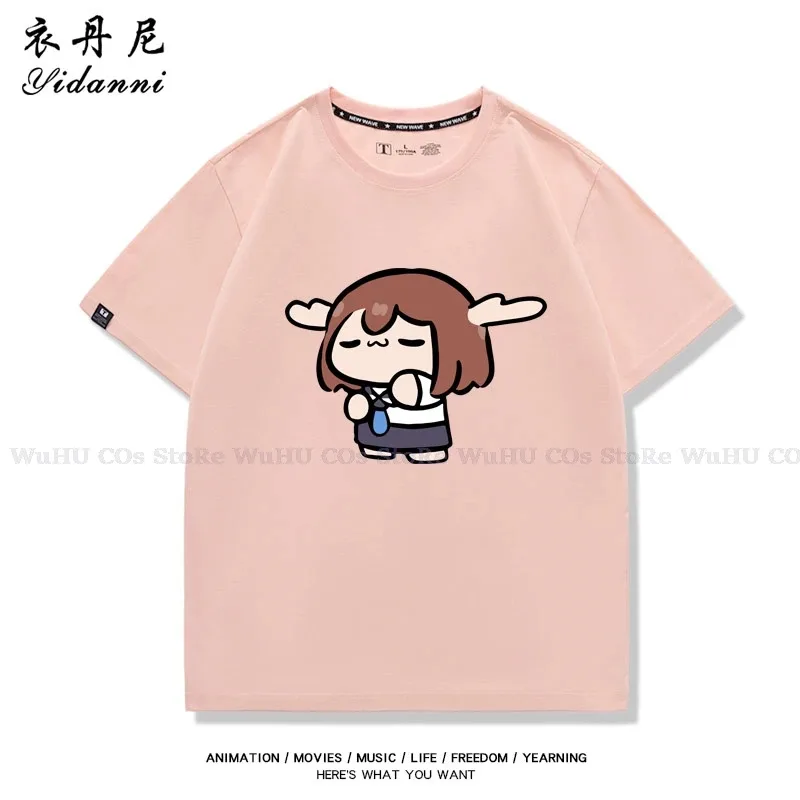 Shikanoko Noko أنيمي صديقي الغزلان Nokotan Noko Shikanoko تي شيرت تأثيري Nokonoko الصيف التي شيرت النساء الرجال قميص كبير الحجم