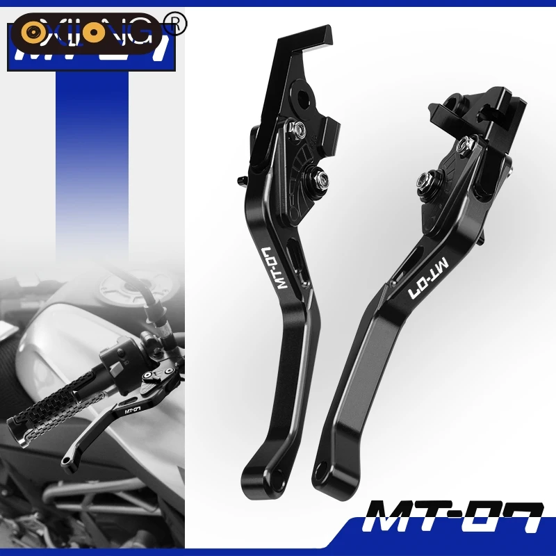 

CNC Aluminum Motorcycle Short Brake Clutch Levers Accessories Parts For YAMAHA MT-07 MT-09 mt09 MT07 Tracer 2013-2022