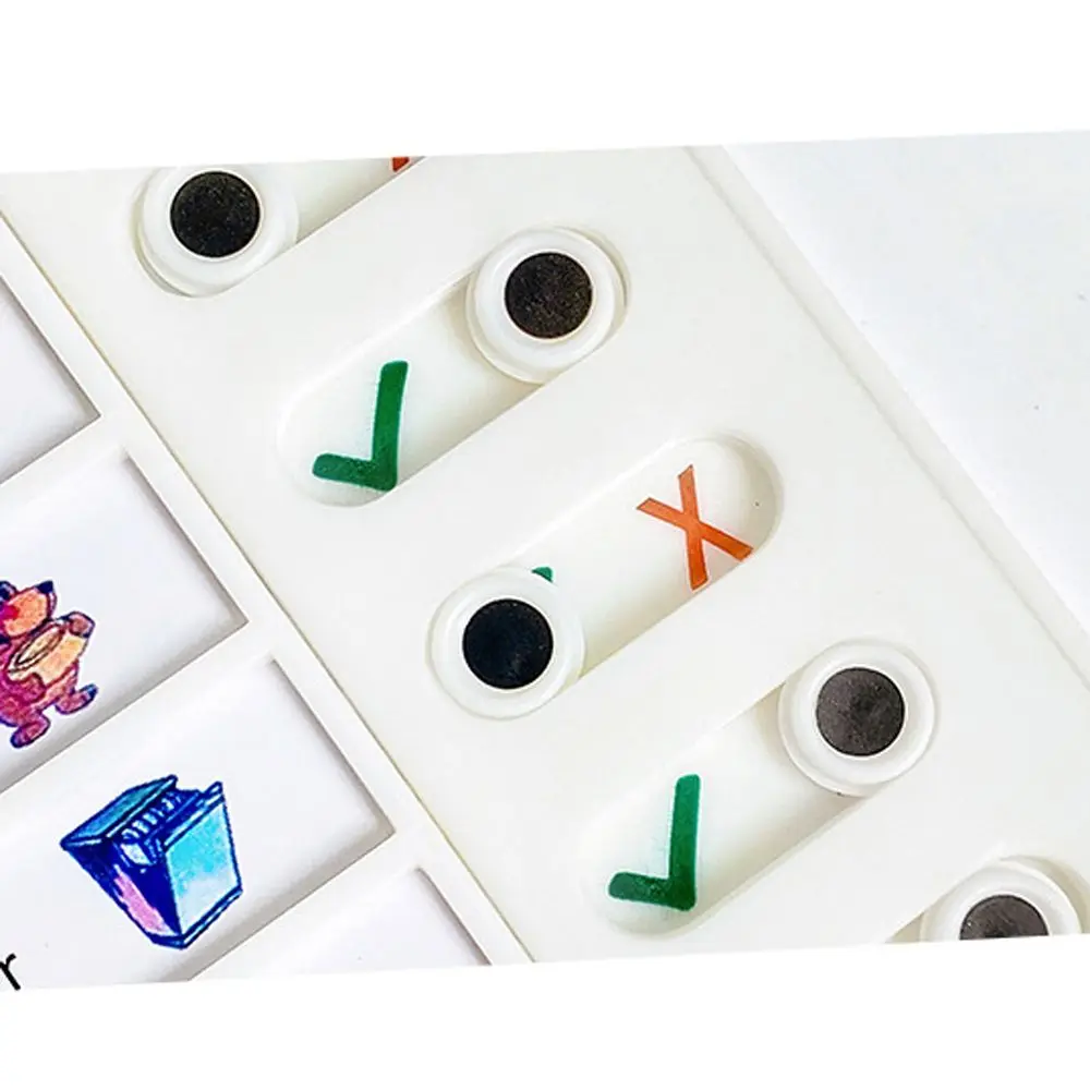 To Do List Reminder  Board Children's Self-discipline Punch Card Memo Plastic Board Student Message Checklist Chore Chart