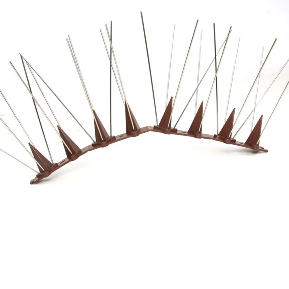 

Stainless Steel Spikes Anti Bird Repellent Deterrent Outdoor Garden Pigeon Spike Portable Thorn Metal Pigeon Spikes Cat Pad
