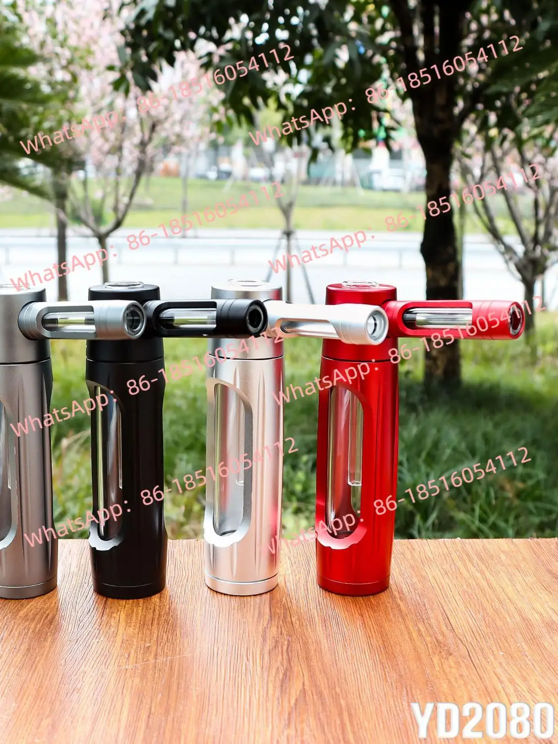 

Новая труба из алюминиевого сплава в форме молотка, портативное металлическое стекло, съемная и легко чистящаяся трубка