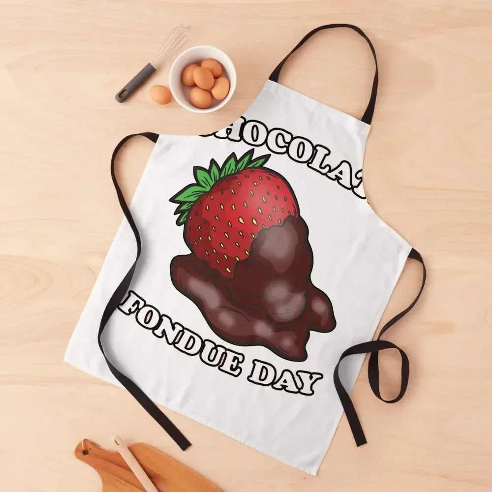 

Chocolate Covered Strawberry Apron for home useful pieces Kitchen For Men Customizable Woman Womens Dresses Apron