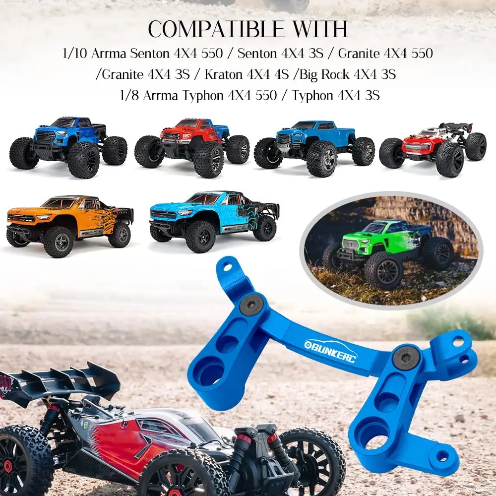 Ogrc Stuurring En Stuurlink Set Voor 1/10 Arrma Senton 4X4 Graniet 4X4 Tyfon 4X4 Kraton 4X4 Big Rock 4X4 # Ar340132