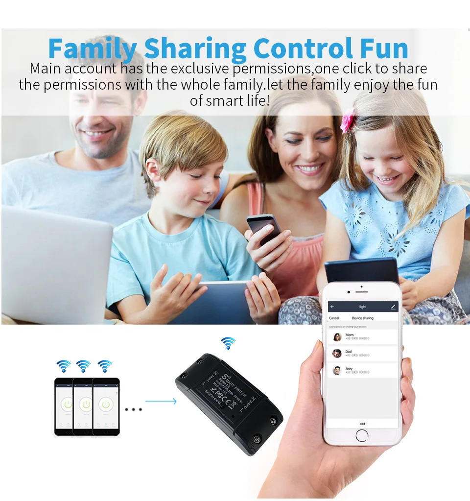 Zigbee 3.0 Tuya WiFi Smart Switch APP Wireless Controller Universal Breaker Timer Smart Life Work With Light Switch Alexa Access