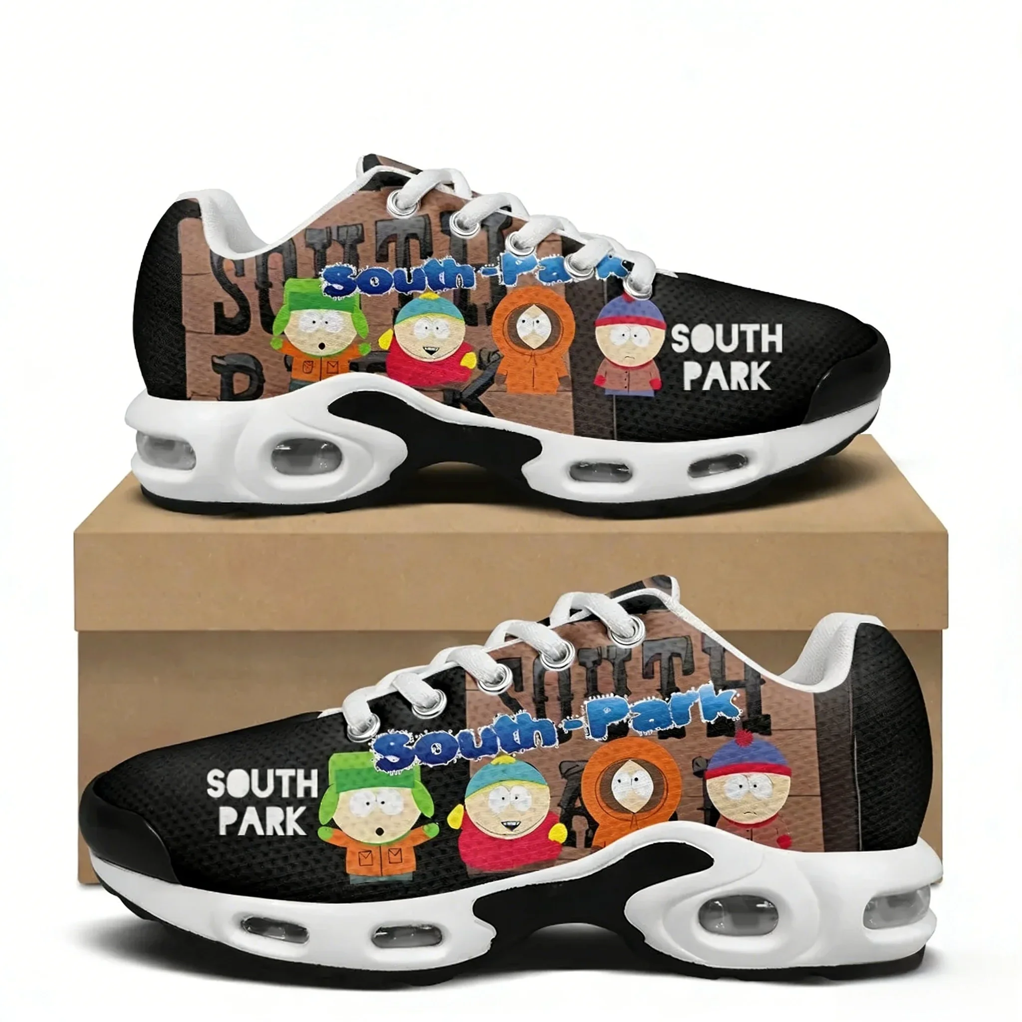 South Park Anime Comedy Air Cushion Sneakers Retro Street Mens Womens Hiking Running Shoes Mountain Climbing Sports Casual Shoes
