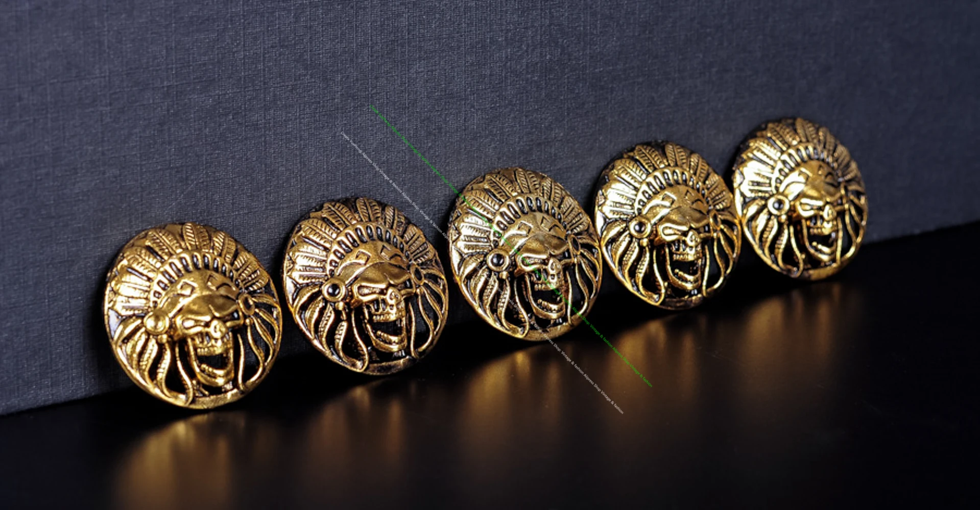 10PC 31*31MM ANTIQUE BRASS SOUTHWEST SKULL INDIAN HEAD LEATHERCRAFT BELT DECOR CONCHOS FOR LEATHER HANDBAG WALLET