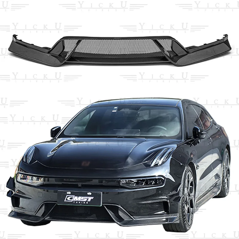 High quality hot selling CMST genuine carbon fiber body kit front lip front shovel suitable for ZEEKR 001