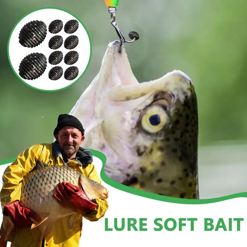 

Fishing Soft Bait Jig Fishing Lures Realistic 10X Versatile Portable Bait For Catfish Pond Offshore Bass Trout Men Father Dad