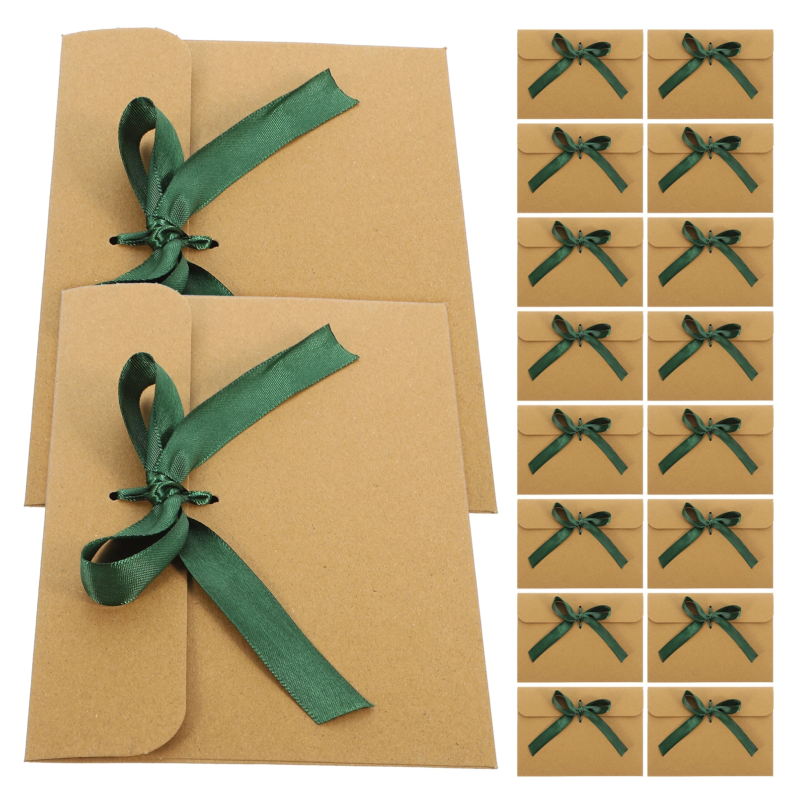

50 Pcs Card Envelopes for Invitations Holder Cards Vintage Bow Tie Mailing