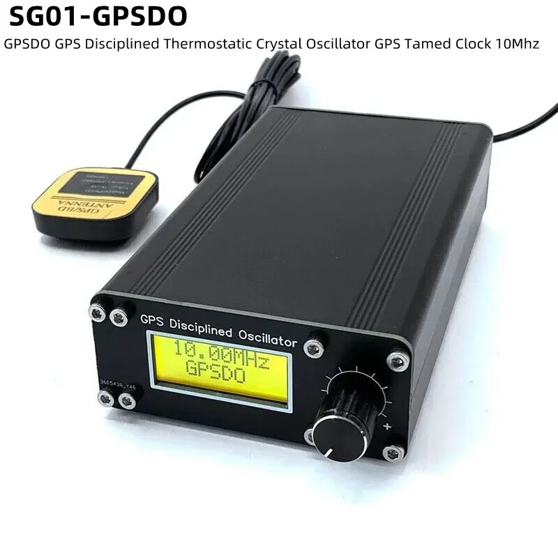 GPSDO GPS SG01 Disciplined Thermostatic Crystal Oscillator 10Mhz Source Global Positioning System Disciplined Oscillator