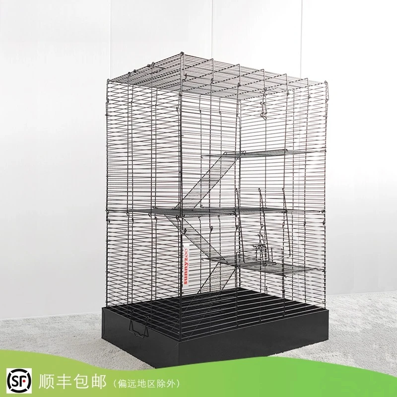 

Hamster cage, basic cage, gold bear, Dutch rat, iron cage, anti-bite large nest, flower rat, super large space.