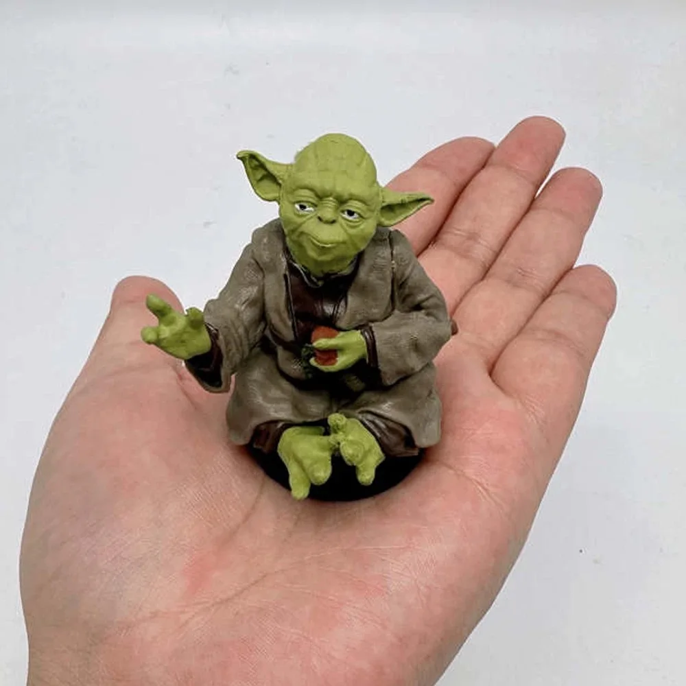 8cm Star War Master YODA Cartoon Character Model Toy PVC Action Figure Car Decoration Collection Statue Doll Gift