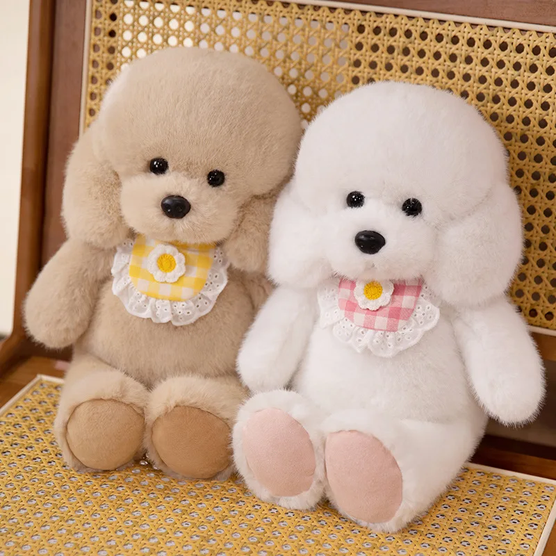33/39 centimetri Kawaii Labrador Cane Peluche Creativo Animale Cucciolo Bambole con Salopette Farcito Peluche per I Bambini Regalo Di Compleanno