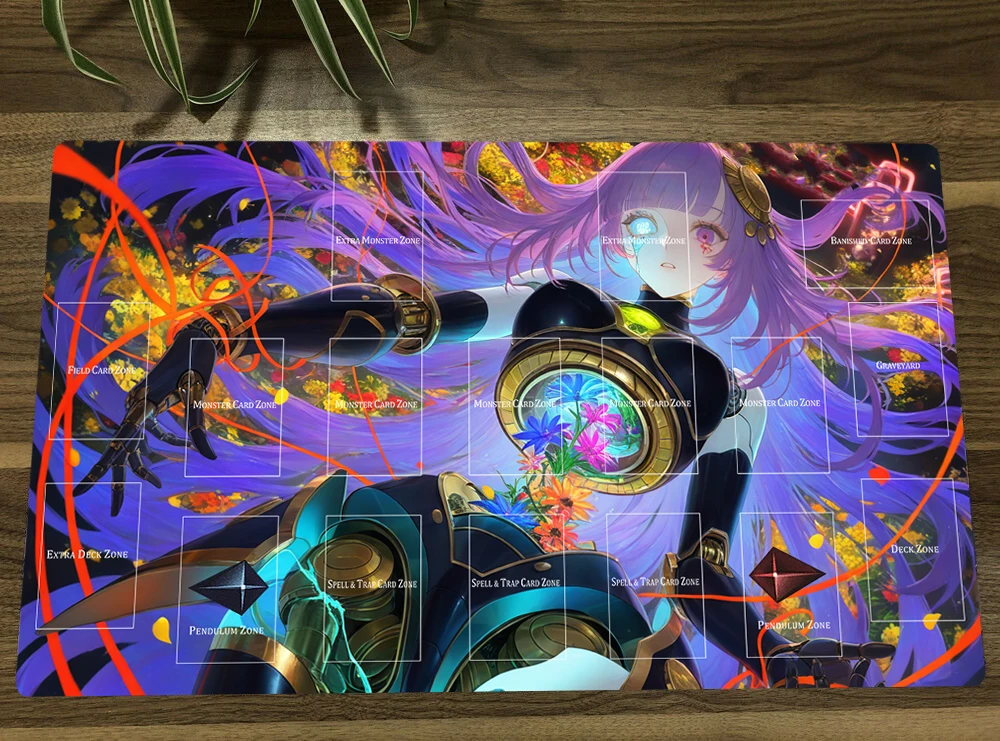 

YuGiOh Galatea, the Orcust Automaton TCG CCG Коврик для торговых карточных игр Коврик для игр Настольный игровой коврик Коврик для мыши Бесплатная сумка