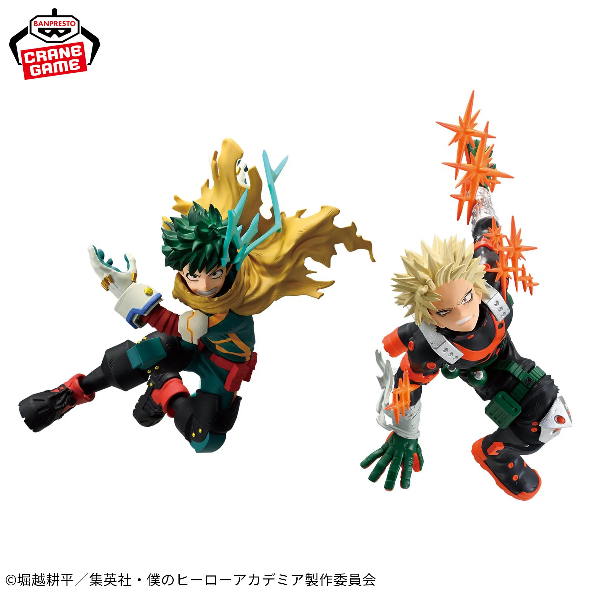 Original BANPRESTO GiGO Exclusivo My Hero Academia Figura Izuku Midoriya Katsuki Bakugo Ver. 3 bonecos de ação brinquedos modelo PVC