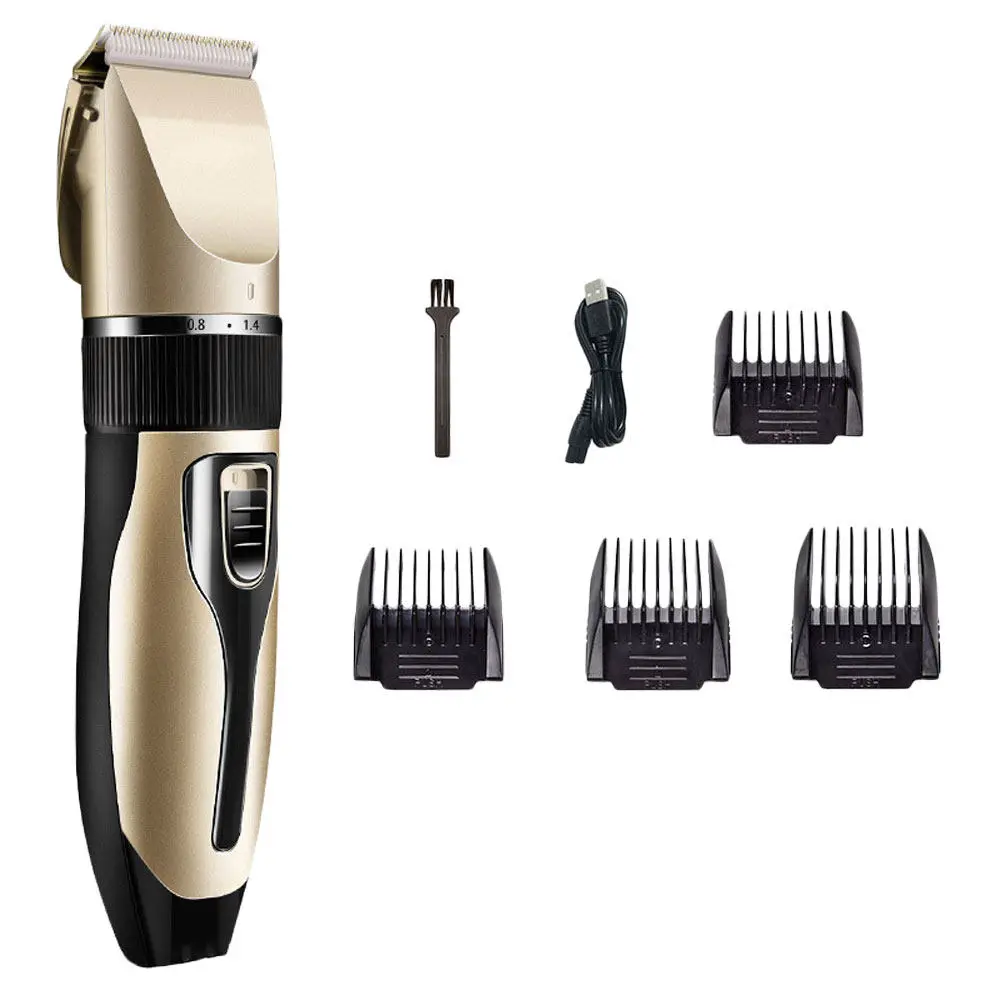 

1Set Electric Hair Clipper for Men Professional Cordless Rechargeable Hair Trimmer with 4 Guide Combs 3Mm 4Mm 6Mm 9Mm Precision