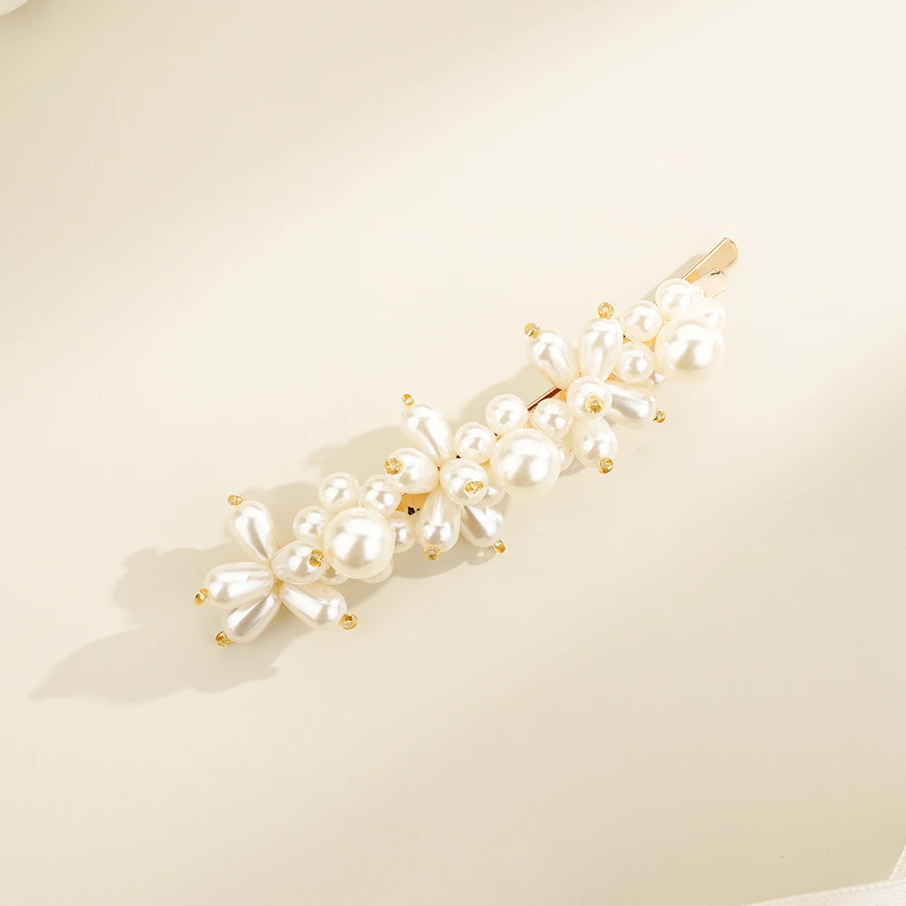 

Luxury Natural Pearls Hair Clips For Women Korean Style Elegant Wedding Accessories Hair Pins 2023 New In Trending Jewelry