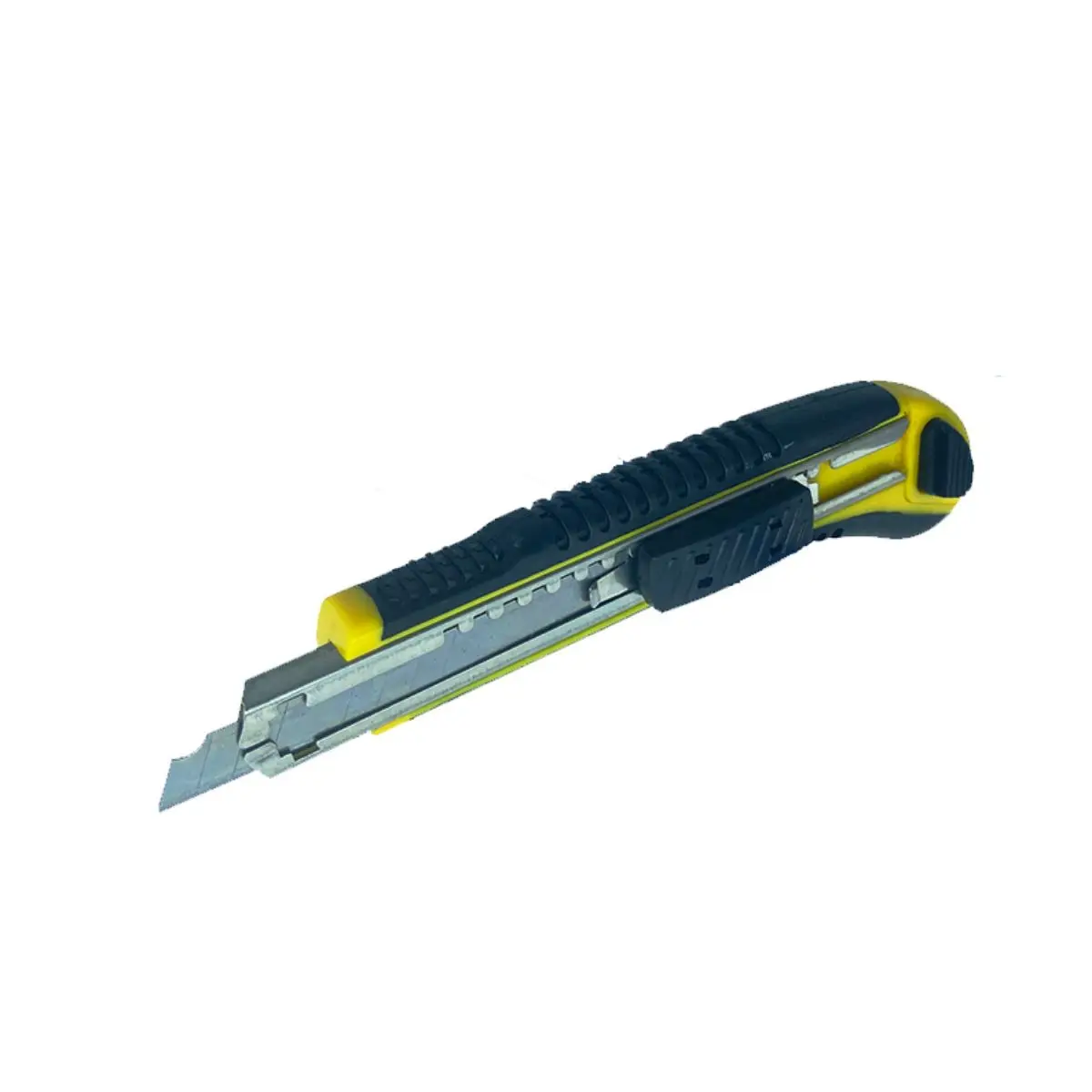 Utility Knife Heavy Duty Box Cutter, RetractablePortable Plastic 9mm Wide Snap Off Blades,Auto Lock Steel Sharp Cutting RX10833