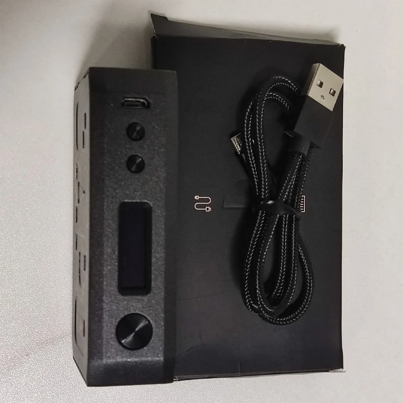 Caricabatteria originale 2 slot 1-126W di alimentazione ricarica USB con Display a LED caricabatteria Cigpet Capo per batterie doppie 18650