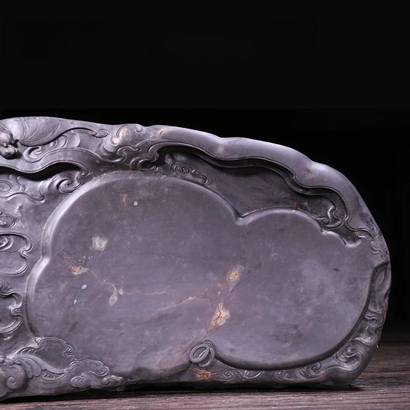 

Pure handmade, orphan, Fulu, extension, duan inkstone, rough stone, four treasures of the study, calligraphy, collection