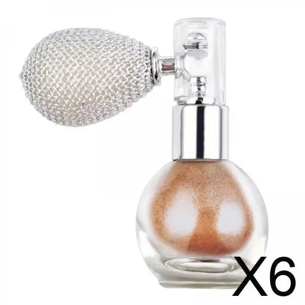 Evidenziatore ad alta lucentezza Spray Shimmer Sparkle Illuminatore in polvere Trucco Luxe Dupe Cosmetico per la bellezza del viso e dei capelli