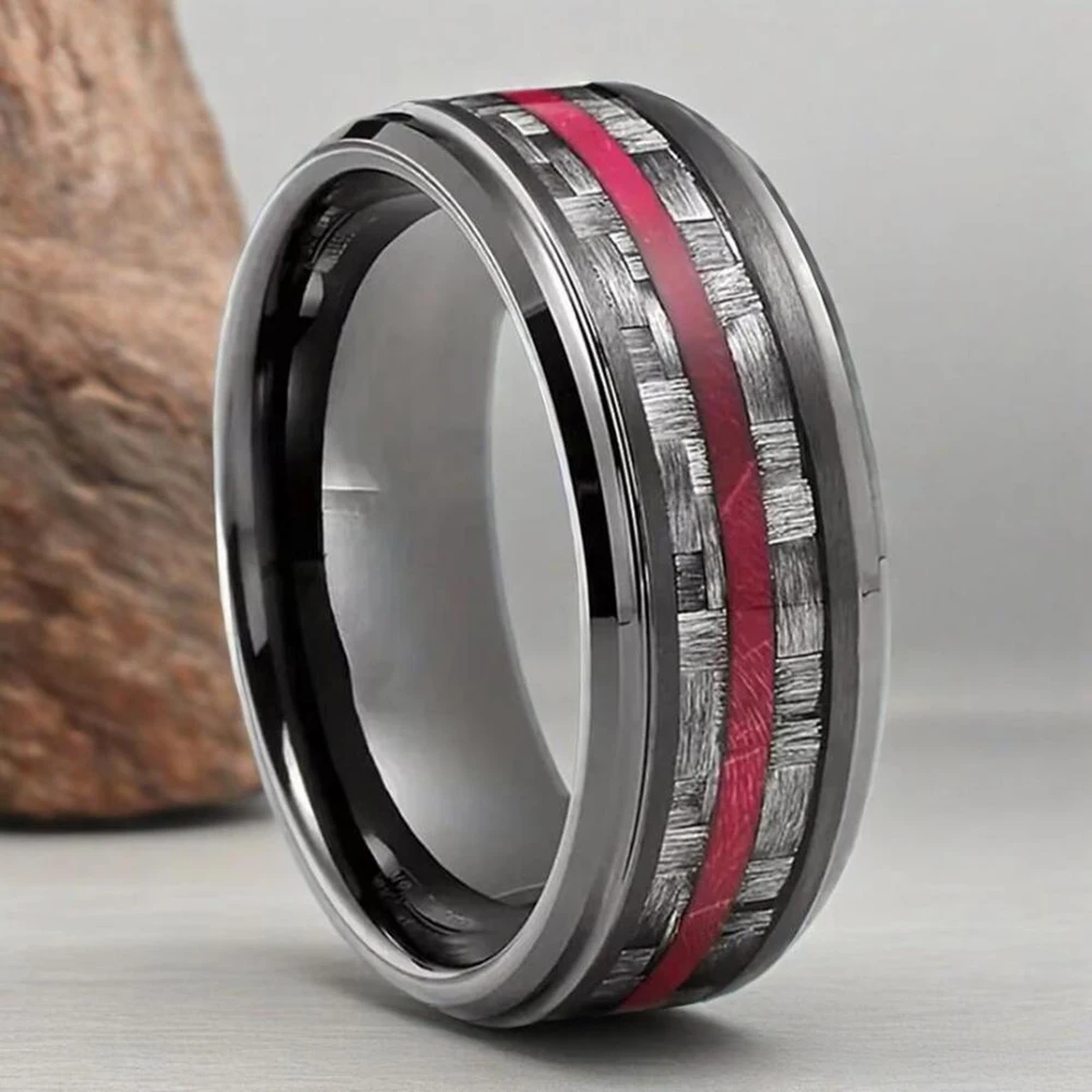 8-мм-модные-кольца-из-нержавеющей-стали-для-мужчин-женщин-ювелирные-изделия-винтажные-серые-мужские-кольца-из-карбида-углеродного-волокна-подарок-на-годовщину-вечеринки