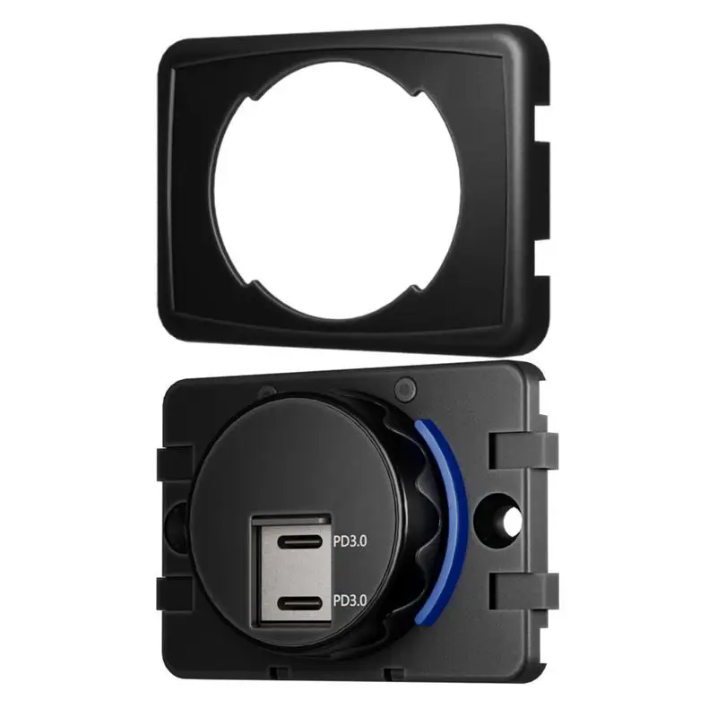 Adattatore per presa per auto e moto presa di ricarica USB per moto per presa per caricabatteria per auto RV adattatore per presa rapida tipo C PD