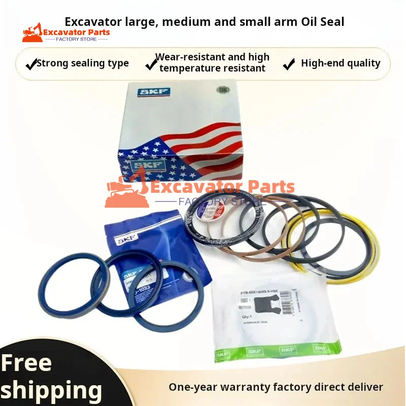 For Kubota 60 75 200 210 330 350 380-6-8 Super 8 Bucket mid arm boom Cylinder Oil Seal Excavator Parts