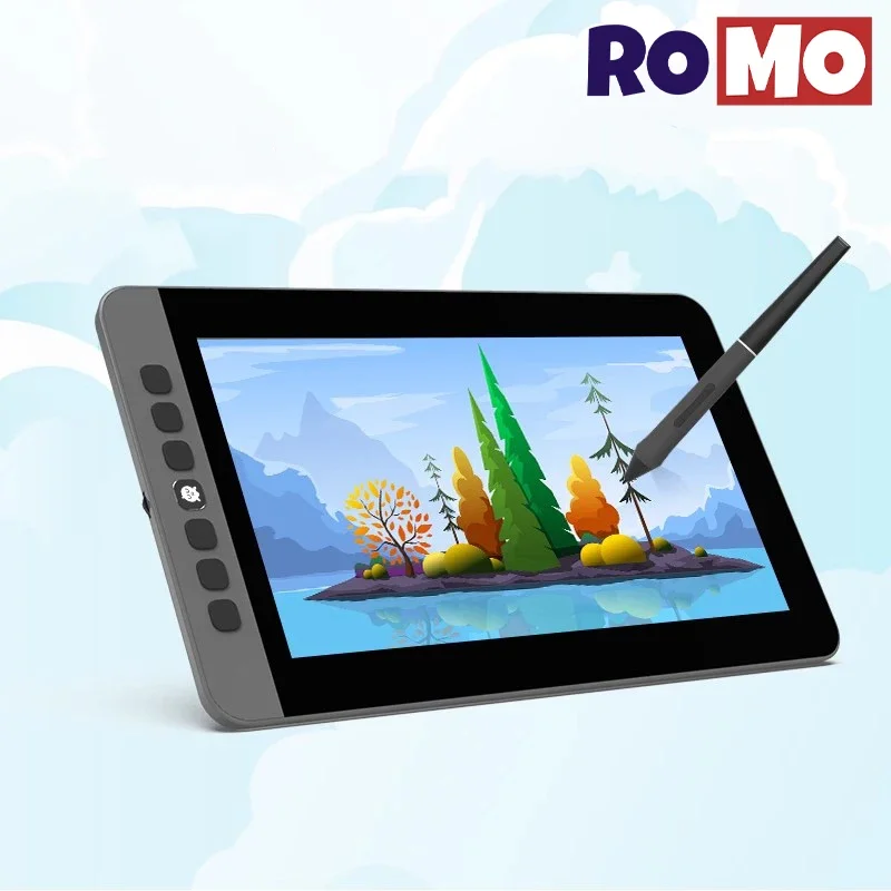 Mooiuu M12pro M13pro Digital Screen 127%s RGB Handdrawn Screen 8192 Computer Drawing Screen Painting Screen Handdrawn Board