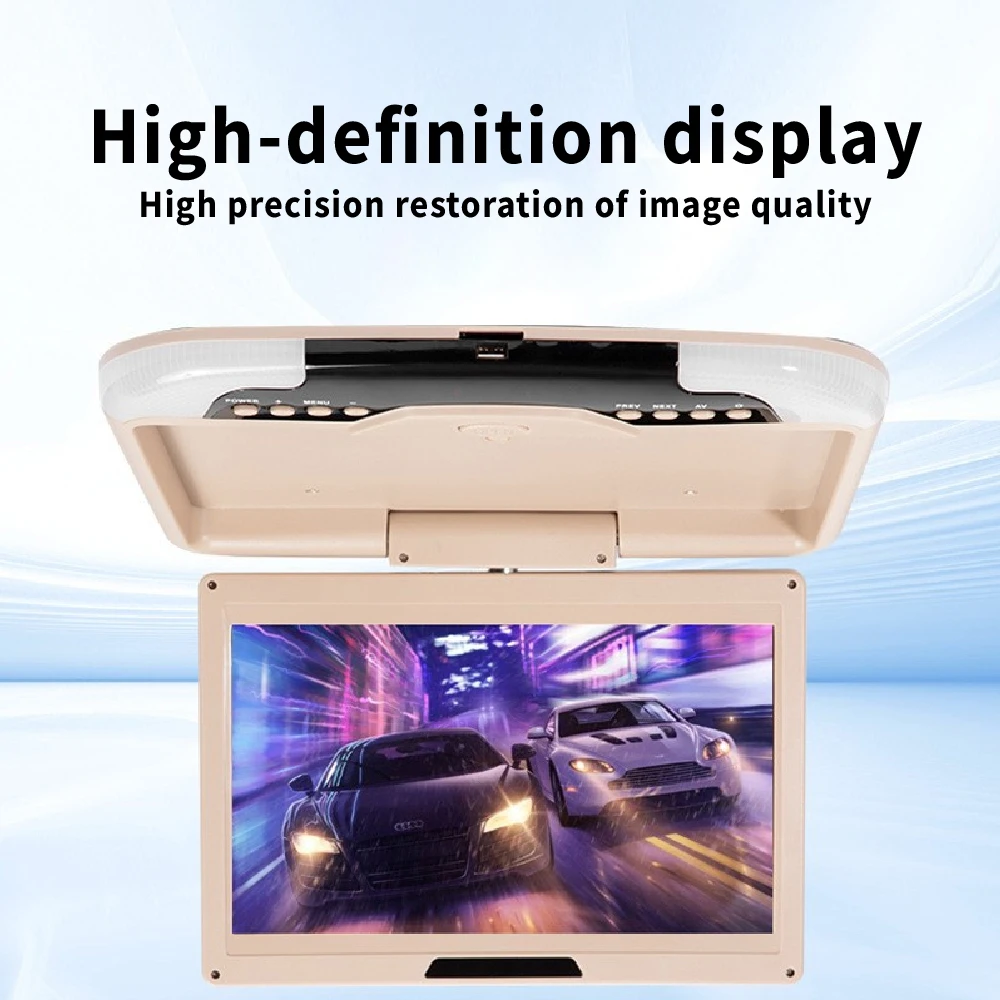 12.1'' DVD Car Monitor Video Playera HD 1280*800RGB LED Screen Roof Mount Monitor HDMI FM