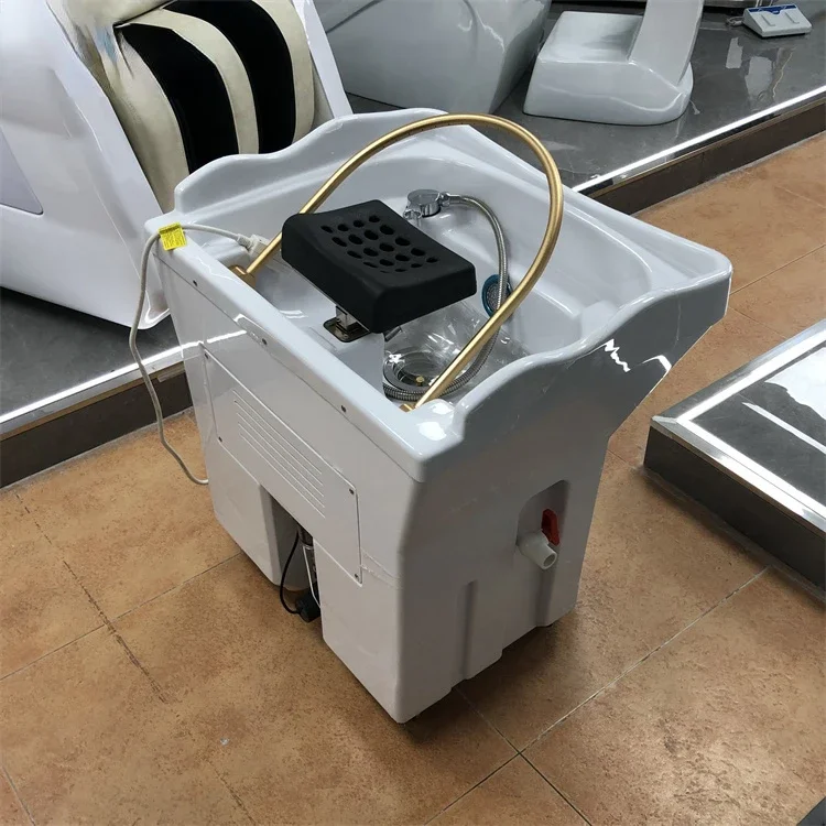 Best-sellinProfessional Massage Shampoo Bed Water Storage Type Hair Head Shampoo Bed Chair With Water Circulation And Water Tank
