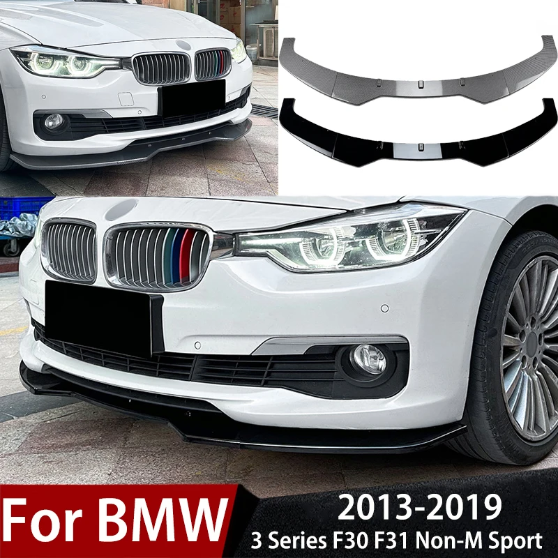 

Для BMW 3 серии F30 F31 Non-M Sport 2013-2019 передний бампер сплиттер спойлер для губ диффузор модернизированный Canard Bodykits тюнинг