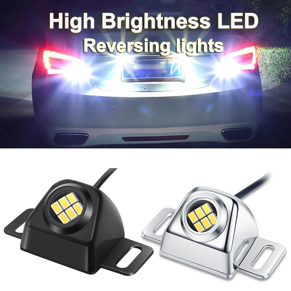 Car Reversing Light Backup Tail Light Auto Revers Light Led Bulb for Truck Parking Waterproof Mini Auxiliary Light 12/24V