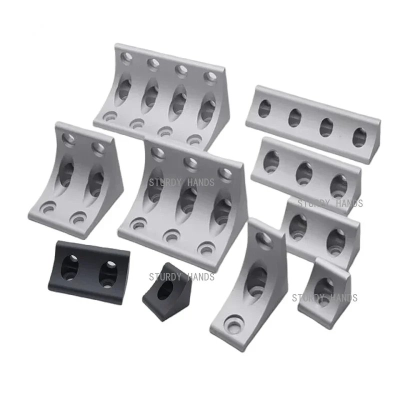 Aluminum Extrusion Corner Accessories Corner Code Vertical Right Angle Hardware Accessories