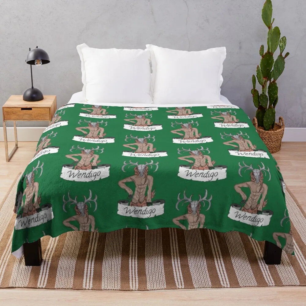 Wendigo Throw Blanket Sofa Throw Loose Decorative Throw Blankets