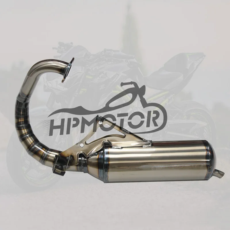 V8 Modified Motorcycle Full Exhaust System suitable for Honda DIO AF17/18/27/28 Exhaust Muffler KYMOCO Racing Scooter Escape