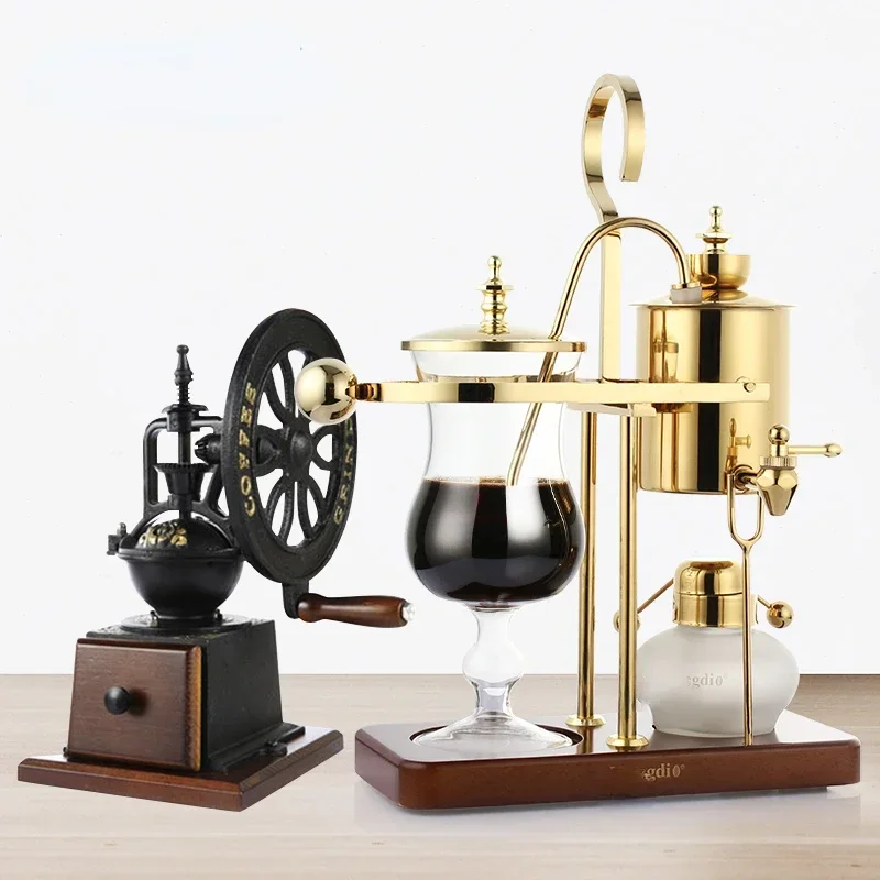 Offres spéciales ménage en acier inoxydable Siphon cafetière filtre Pot cafetière ensemble