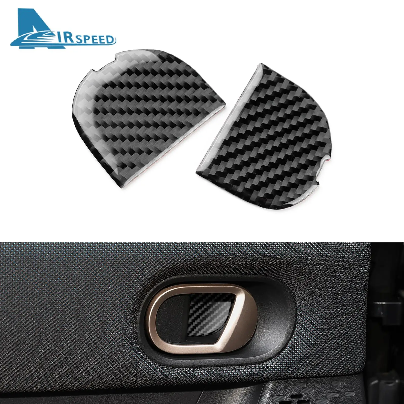 

Панель чаши двери автомобиля для BMW Mini Cooper S F65 F66 F67 2024 2025 аксессуары из настоящего мягкого углеродного волокна, наклейка, накладка, стиль