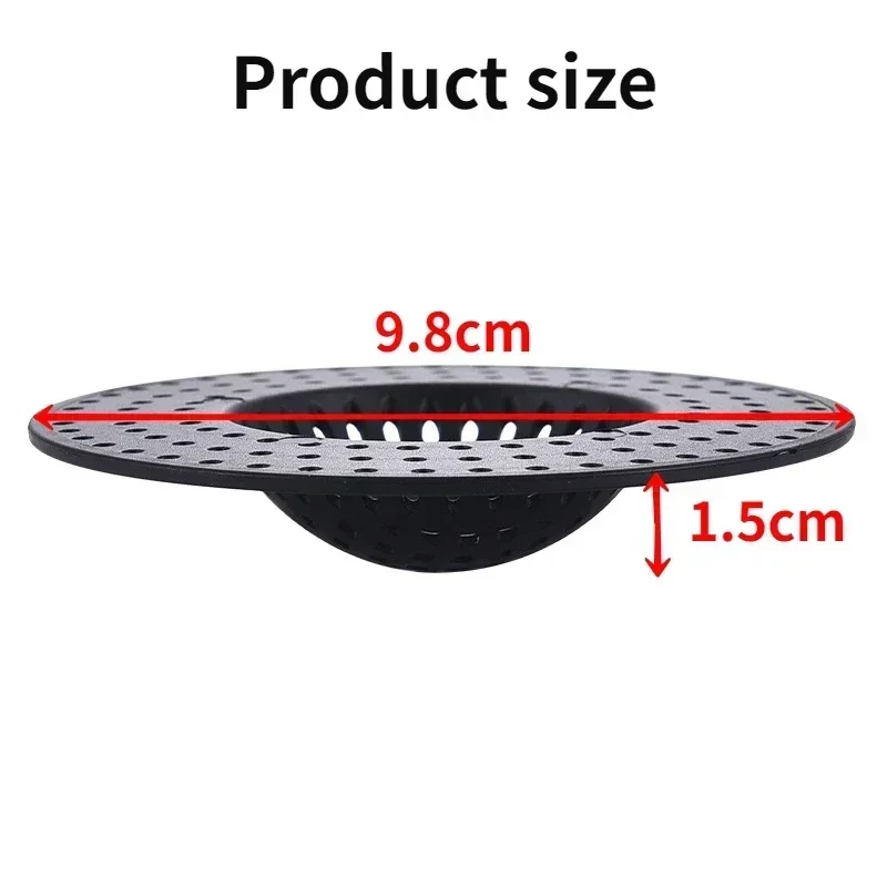 1/2pcs Kitchen Sink Filter Strainer Sewer Filtering Net Stopper Floor Drains Hair Catcher Waste Collector for Home Accessories