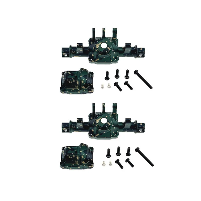 Metal Front & Rear Axle Housing Upgrade Parts for 1/18 Scale RC Car H18P, RC Off-Road Model Vehicle Modification Accessories