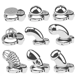 New Adjustable Male Chastity Cock Cage Penis Lock Adjustable Penis Ring Chastity Cage BDSM Sex Toys Drop Shipping