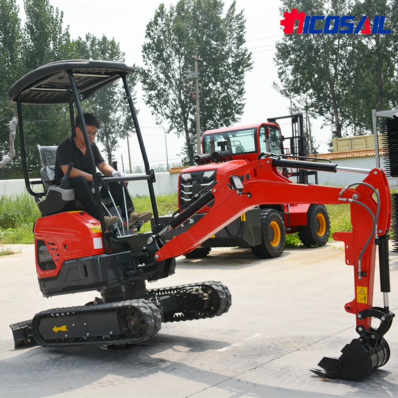 New Excavator Price 1.8 Ton 1 Ton 2 Ton 3 Ton Mini Excavator Digging Hydraulic Small Micro Digger Machine