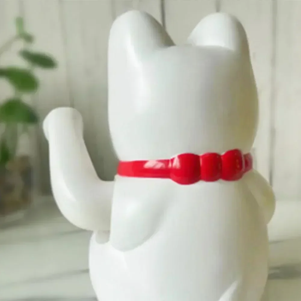 Rifeng Electric Waving Lucky Cat 6 Inch Perfect For New Store Opening High Quality Plastic Fortunate Cat Signifying Wealth