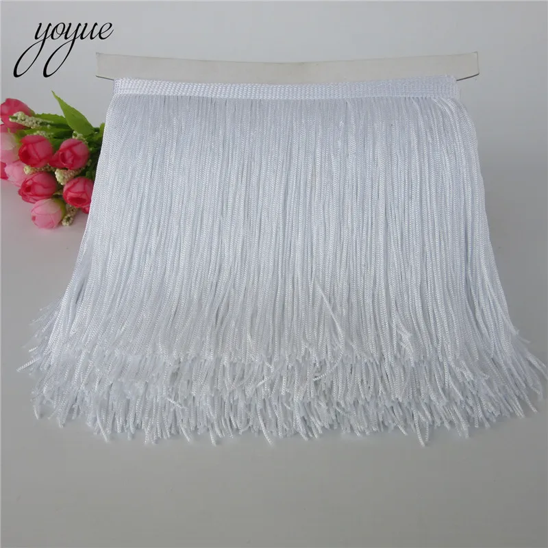 YOYUE 10 yards 15cm Long tassel fringe trim lace ribbon tassels for curtains dresses sewing fringed trimmings Diy accessories