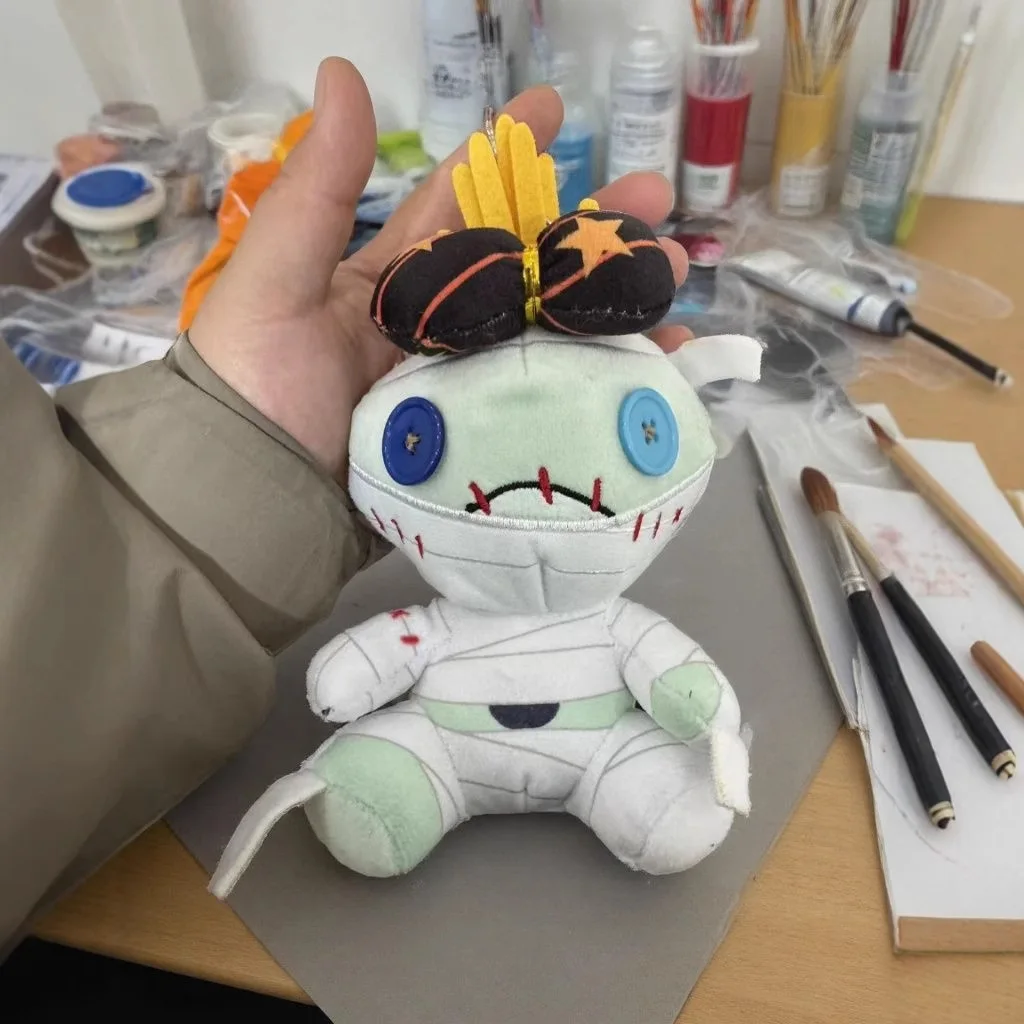 Neue Sanrio süße Plüsch Golden Retriever Mumie Puppe hässliche Baby Stofftier Kinder Geburtstag Weihnachten Geschenk Spielzeug für Kinder Plüschtier