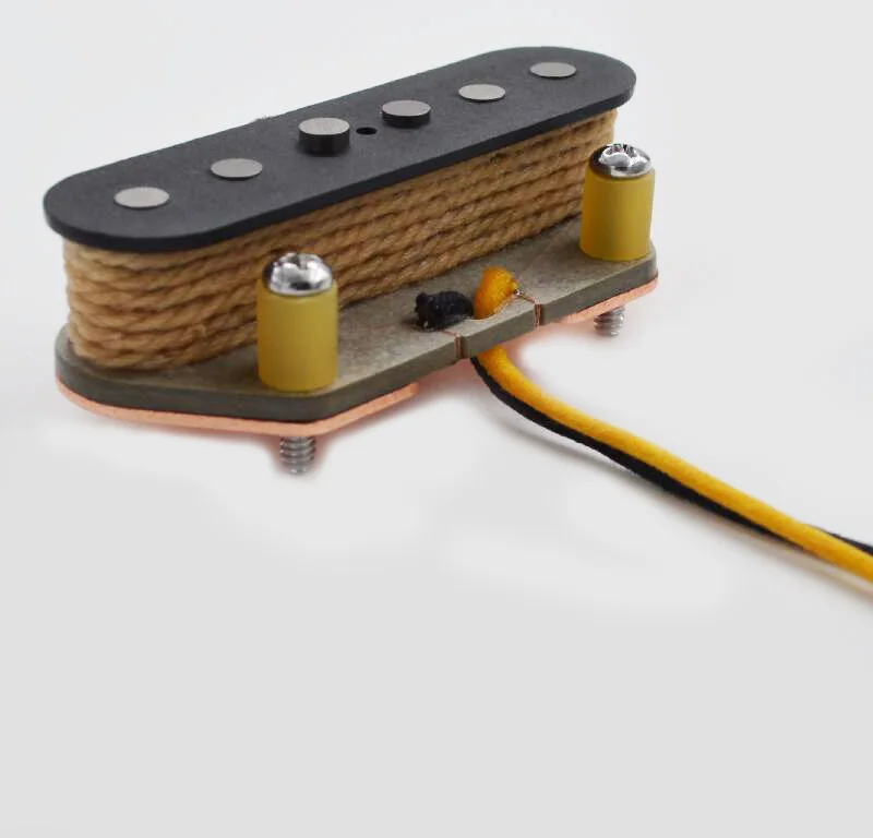 E-Gitarre TL 1964 Set/Steg-Tonabnehmer 7,4 K 9,4 K 60 S Hot Classics Alnico 3 Magnet Stagger Pole/Flat Pole Nickel/Gold – Detail 13