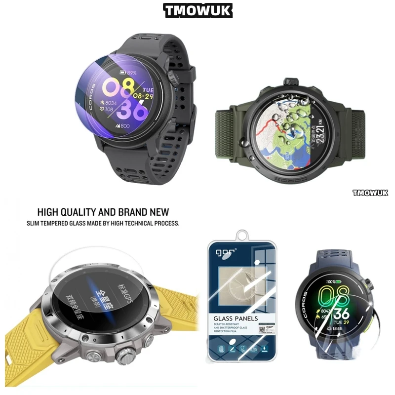 

Anti - Scratch HD 9H Tempered Glass For Coros PACE 2 3 42 46 MM APEX 2 Pro VERTIX 2 2S Smart Watch Screen Film