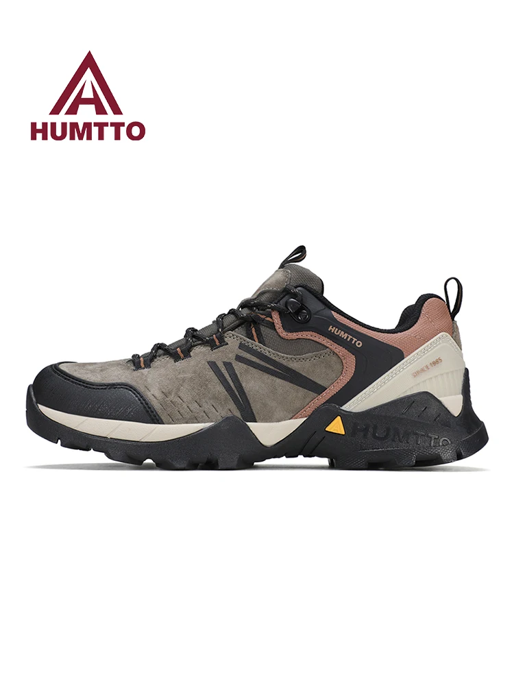 Botas tácticas senderismo trekking cuero impermeables – HUMTTO - imagen 4