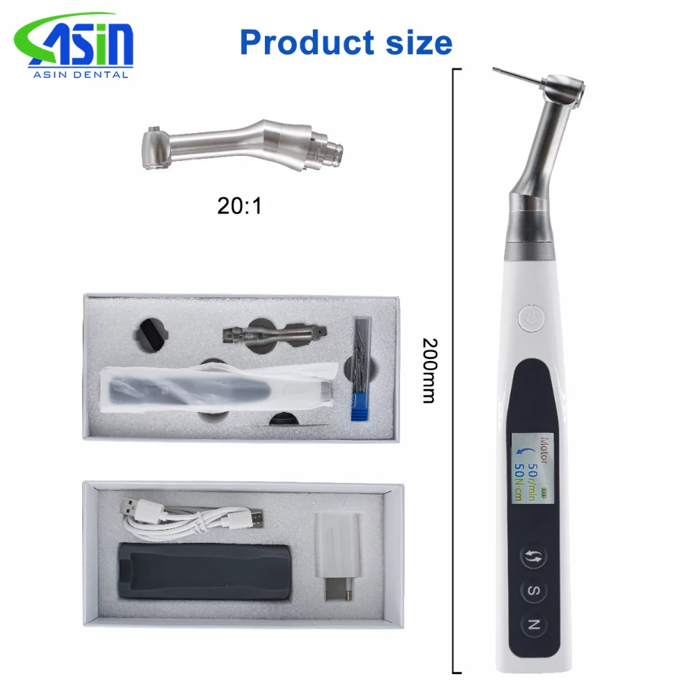 DEASIN Dental Implant Torque Wrench Driver Electric 16:1 Contra Angle Universal Implant Repair Kit Dental Surgery Equipment